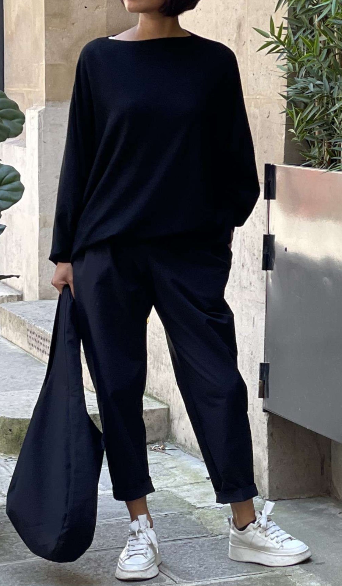 Pull ample noir