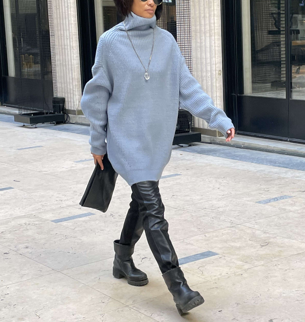 Pull douillet grosses mailles