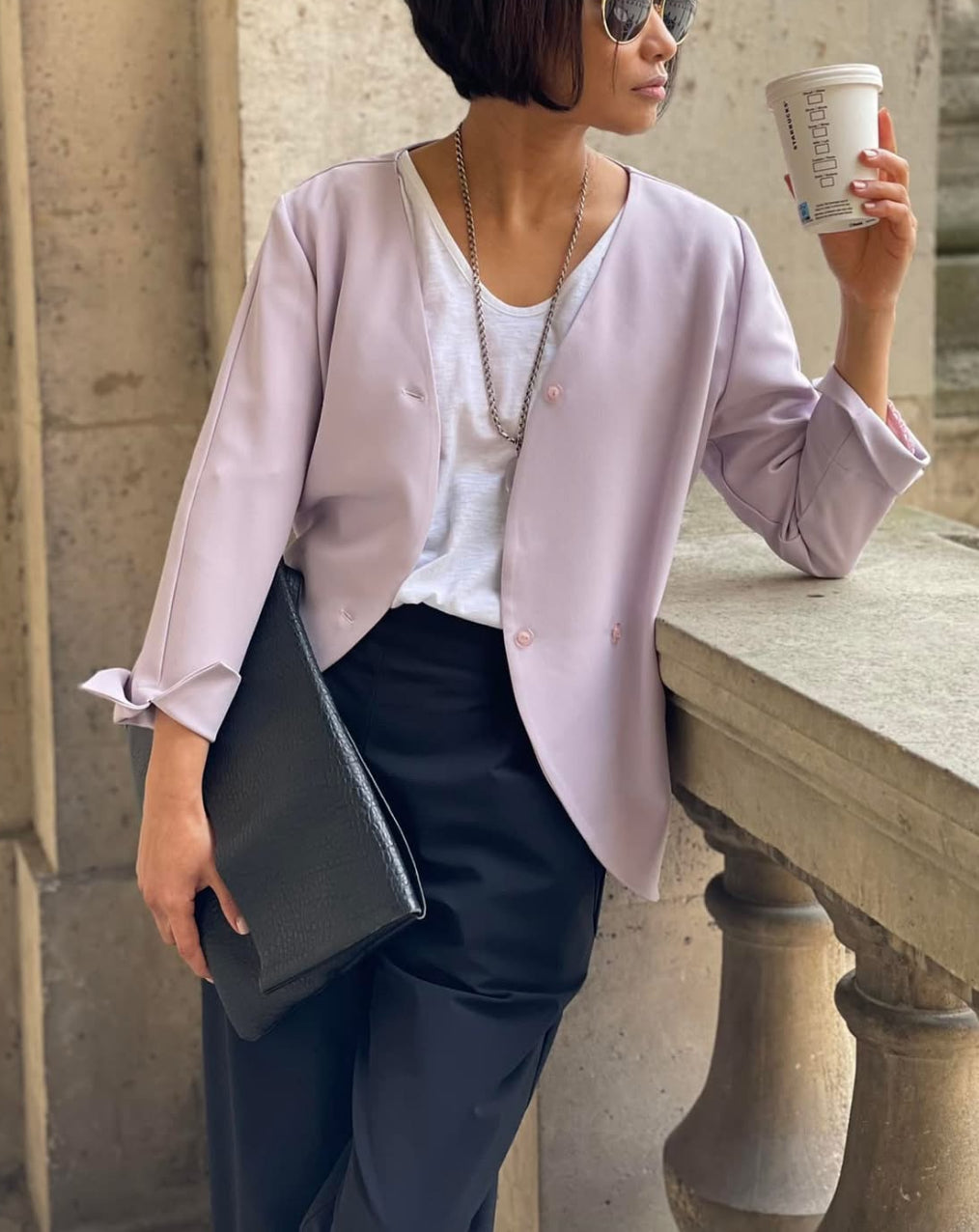 Veste croisée