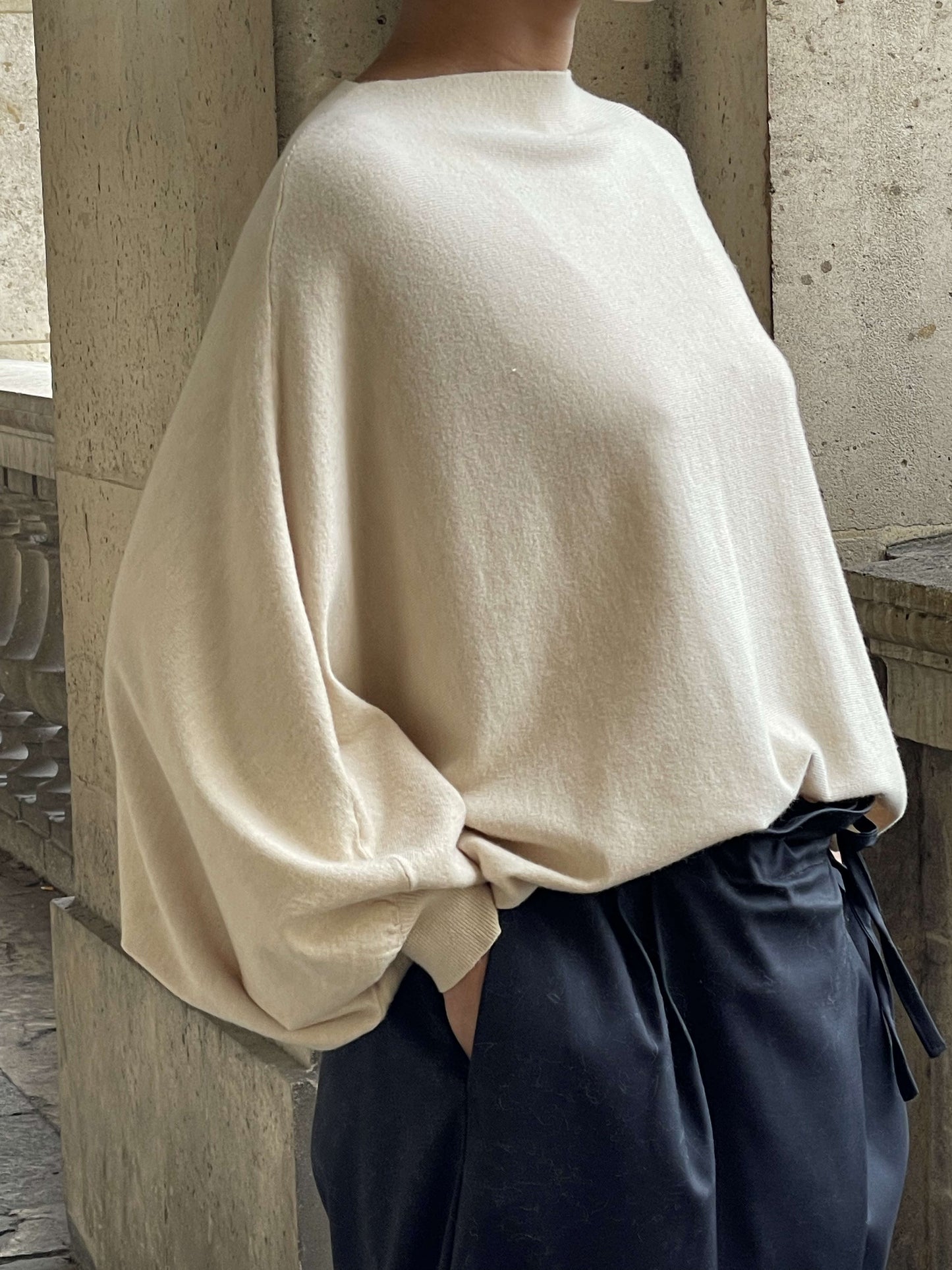 Pull en cachemire minimaliste