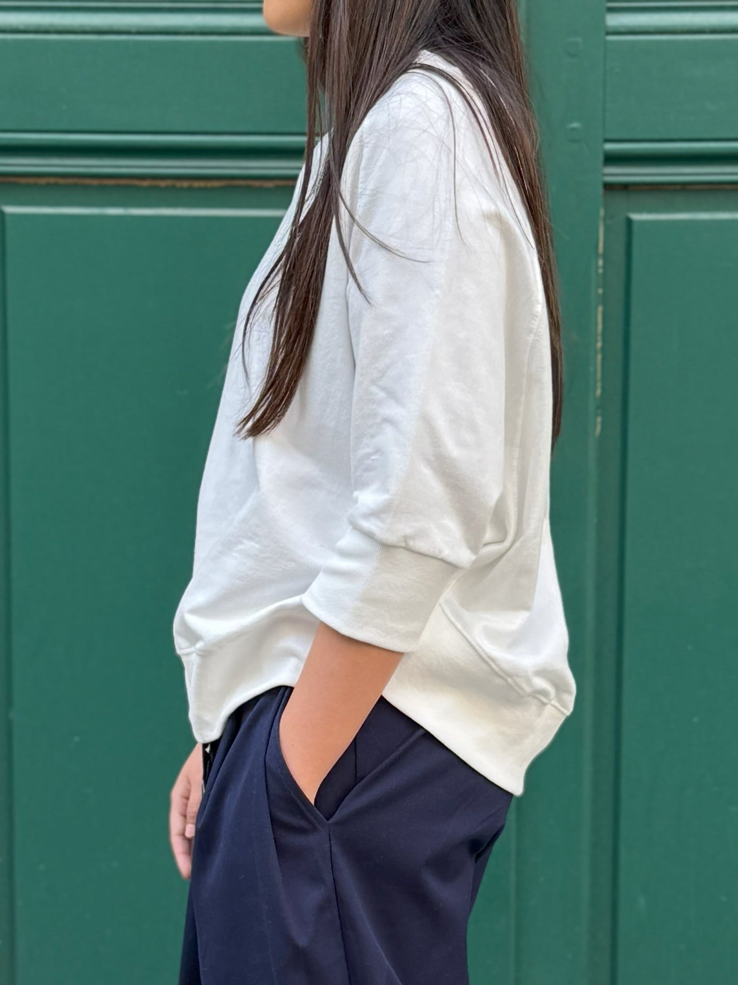 Sweatshirt Blanc
