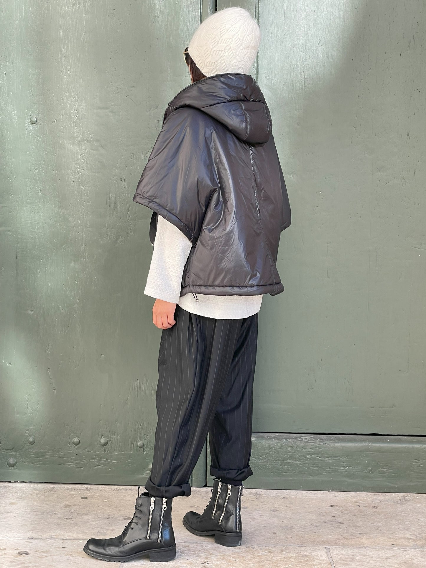 Blouson à manches mi-longues Noir