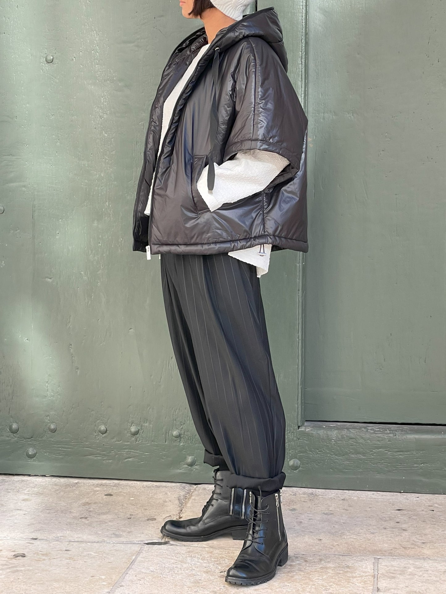 Blouson à manches mi-longues Noir