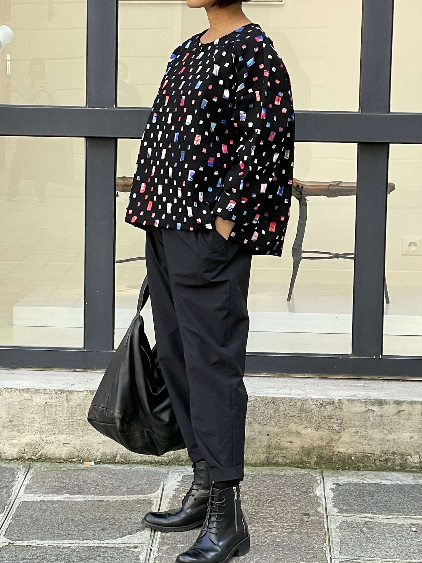 Chemise Néon Noire