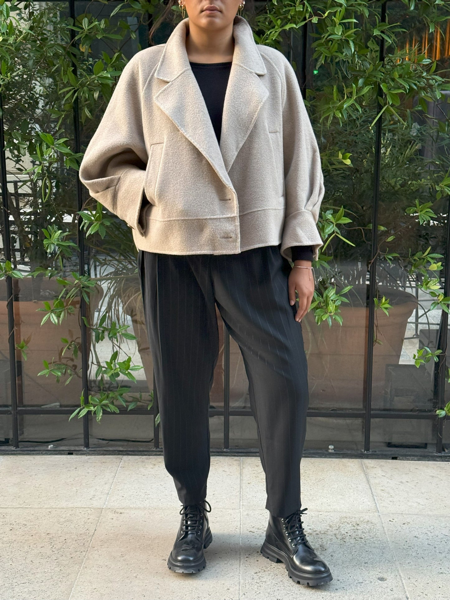 Veste en Cachemire Beige