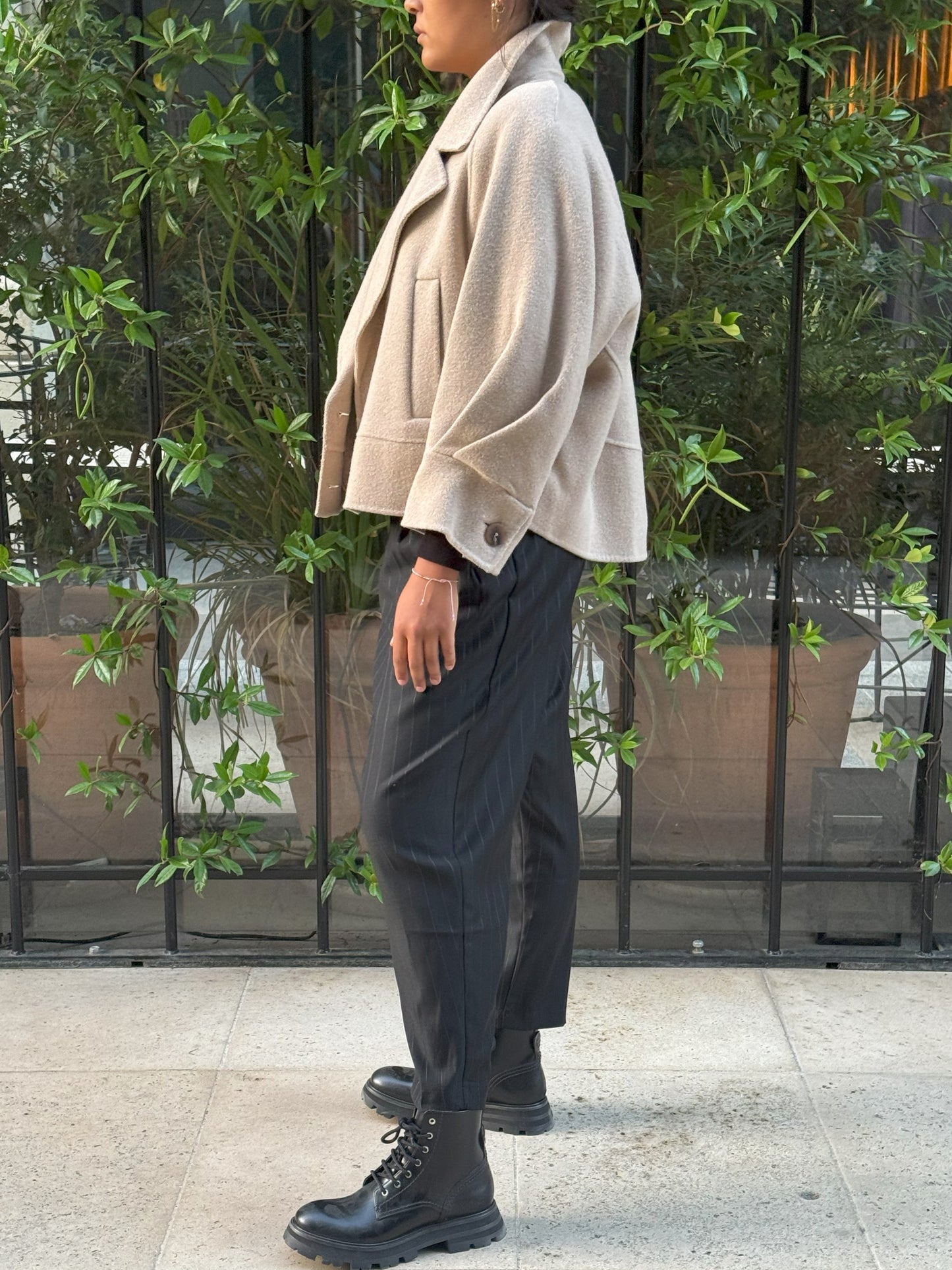 Veste en Cachemire Beige