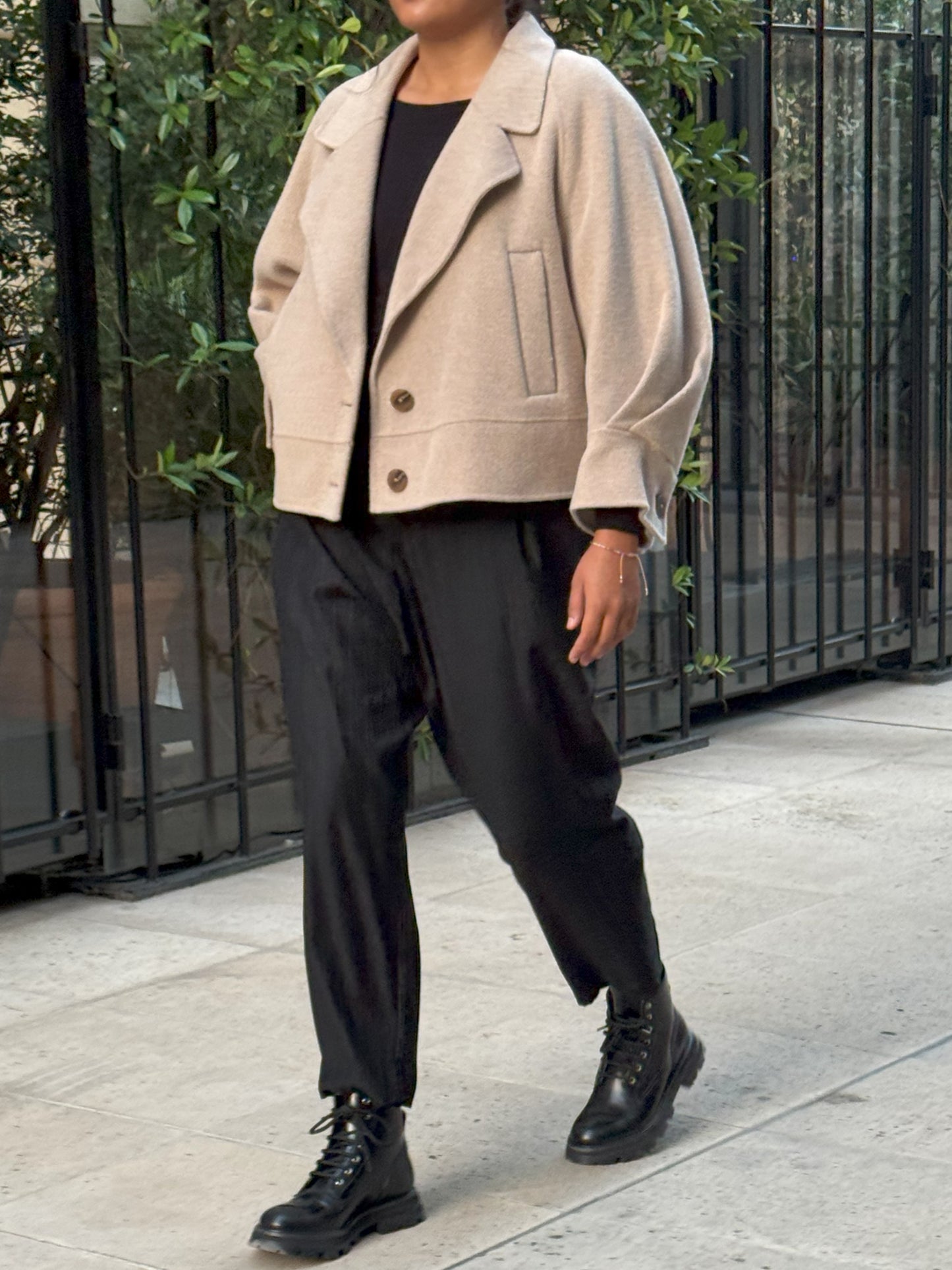 Veste en Cachemire Beige