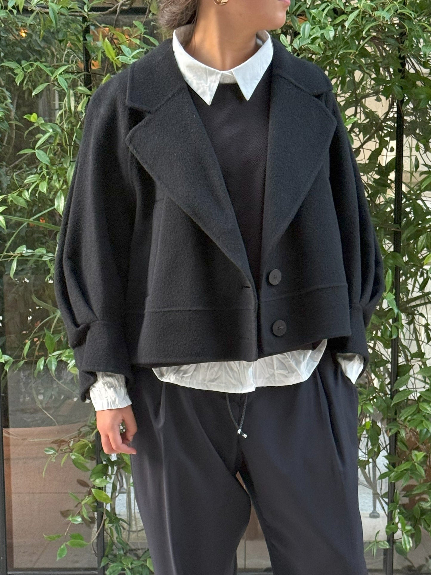 Veste en Cachemire Noire