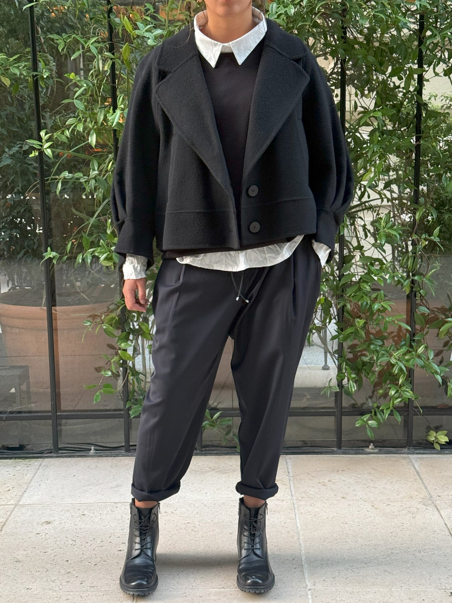 Veste en Cachemire Noire