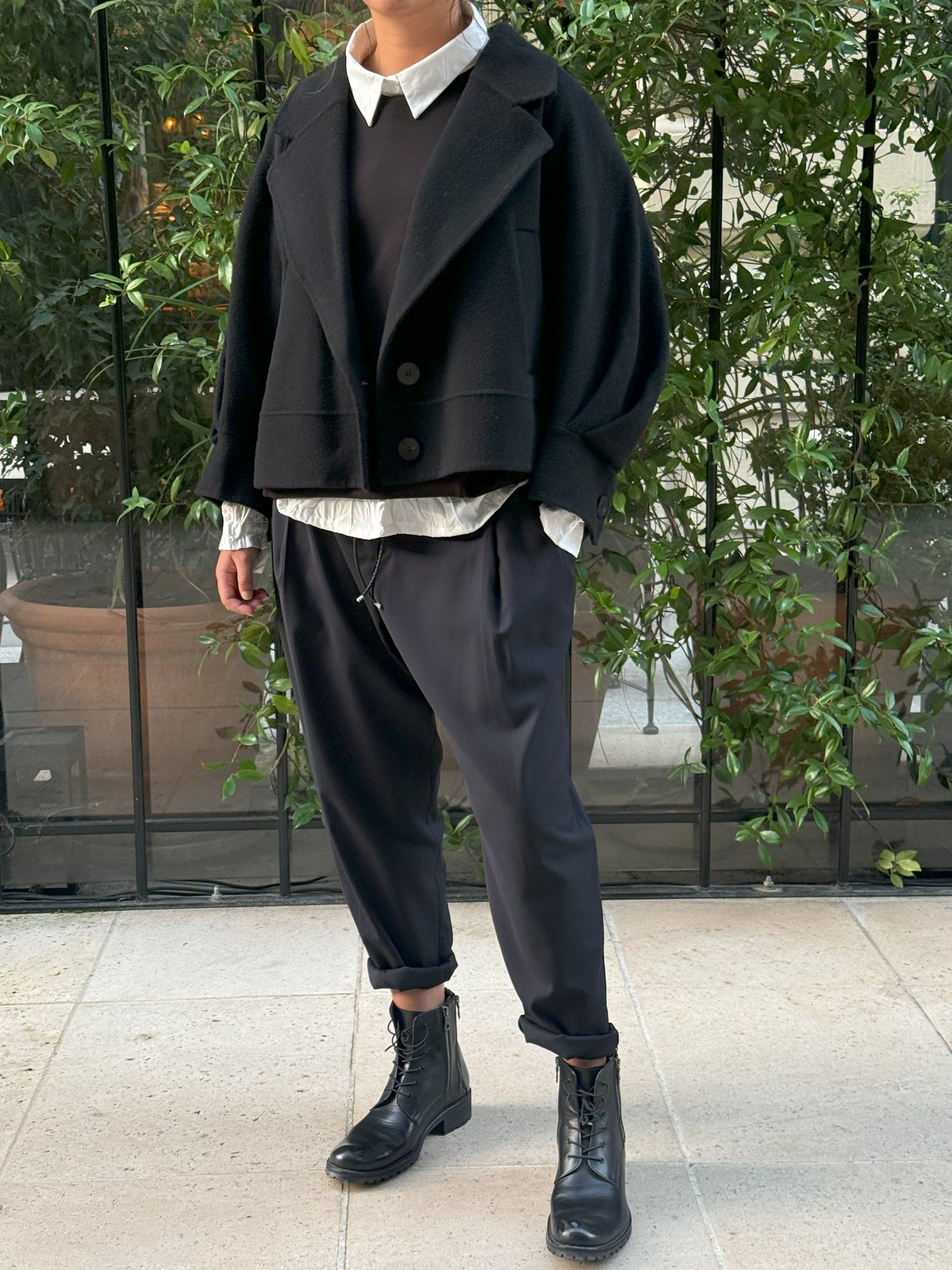 Veste en Cachemire Noire