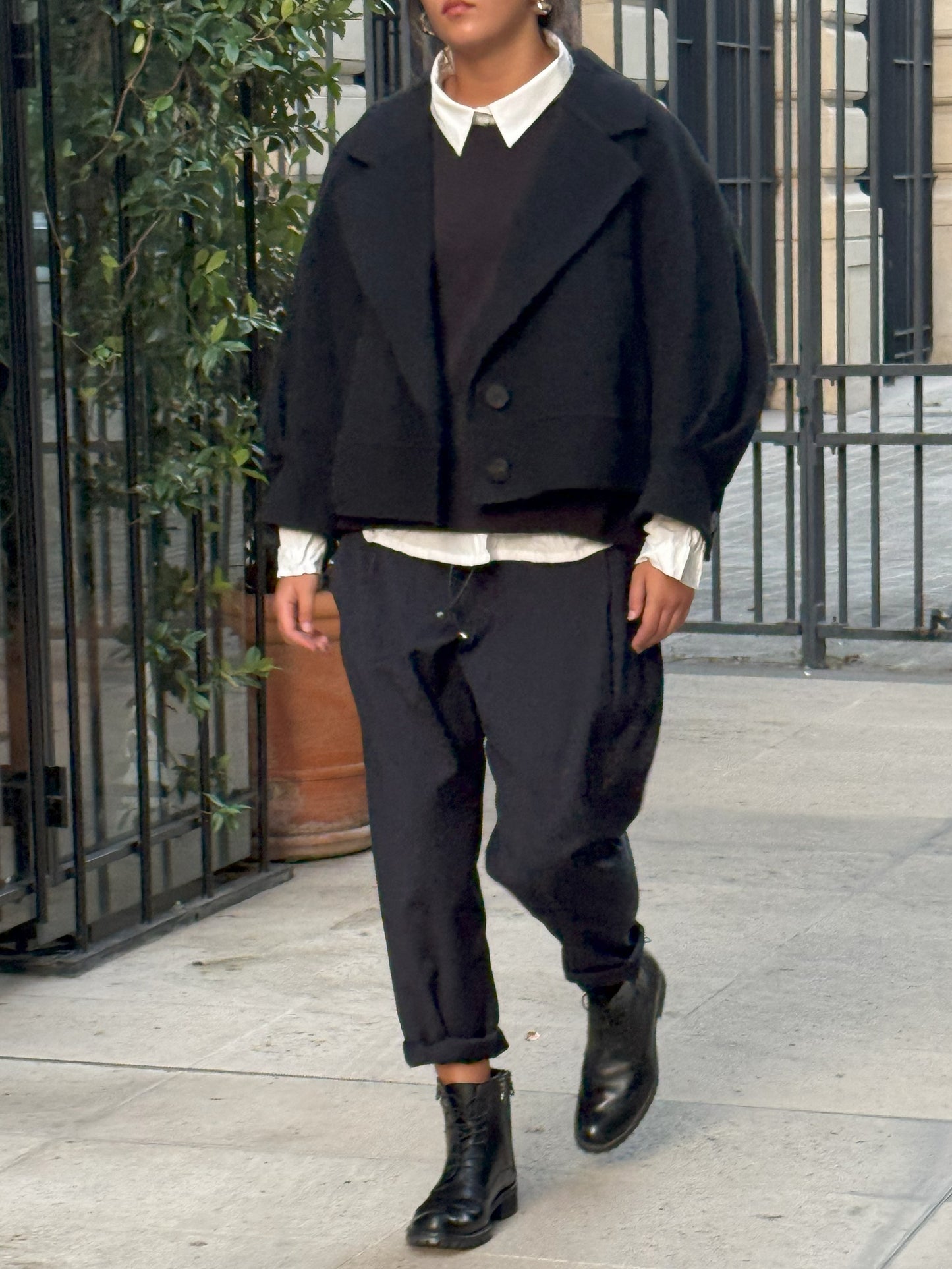 Veste en Cachemire Noire