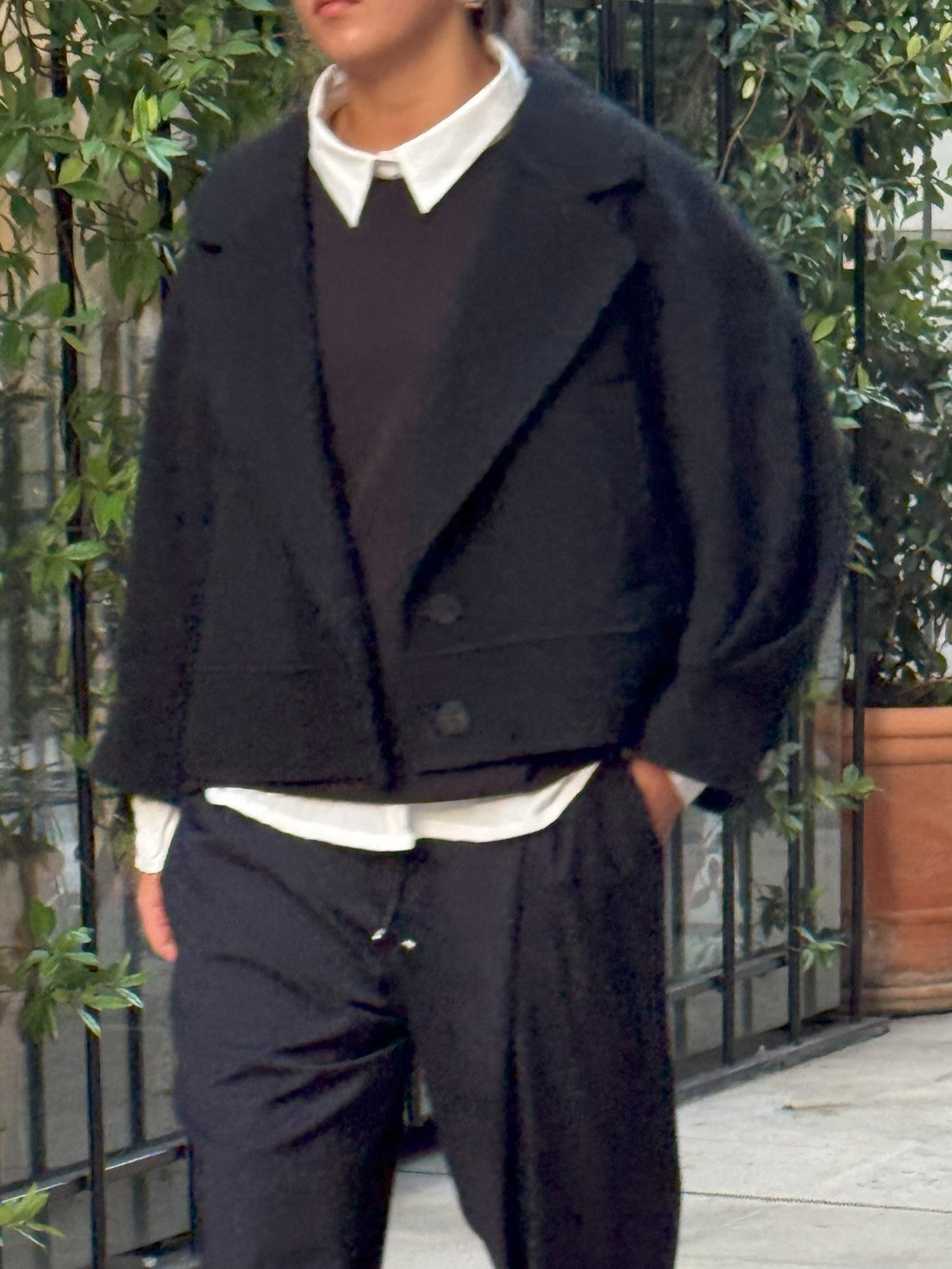 Veste en Cachemire Noire