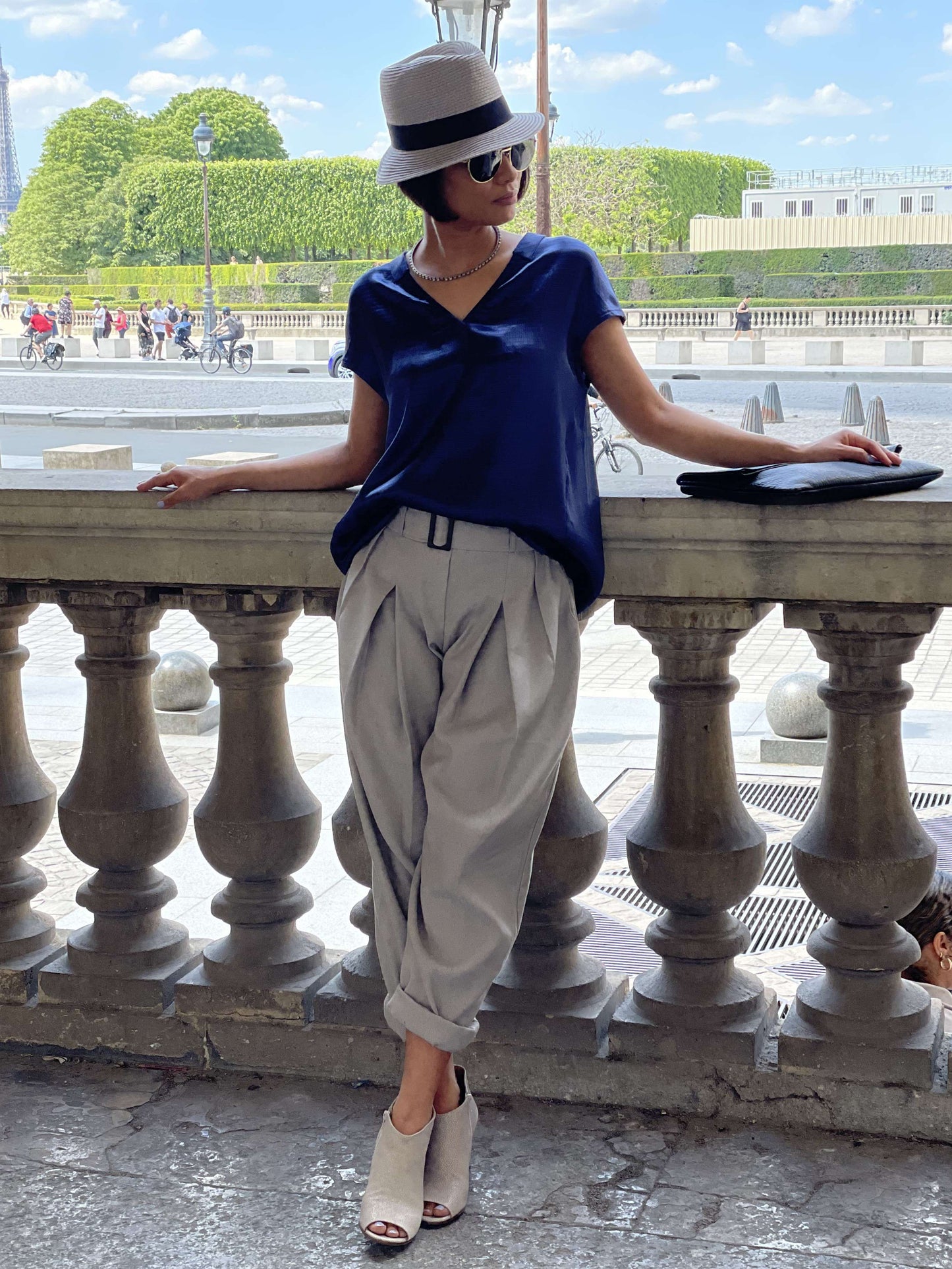 Pantalon à pinces