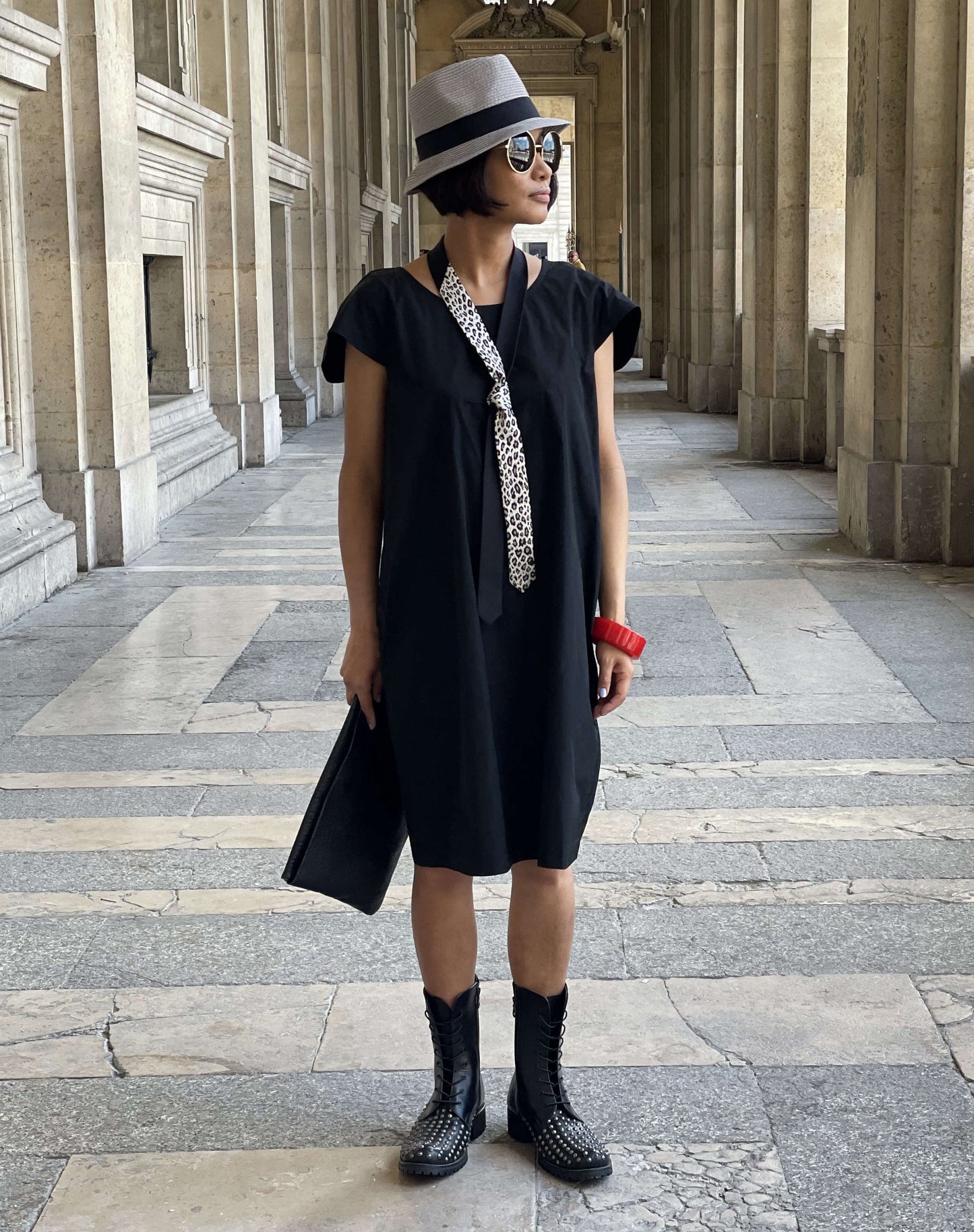 Robe courte minimaliste