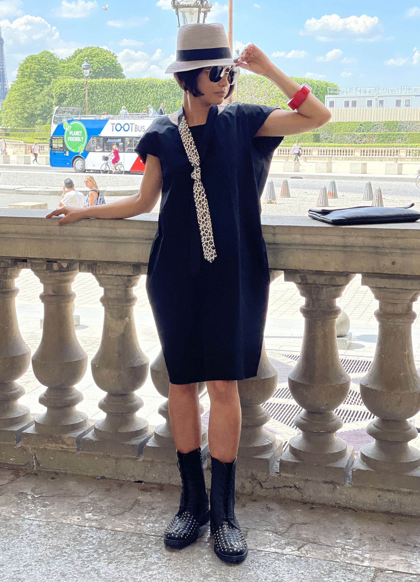 Robe courte minimaliste