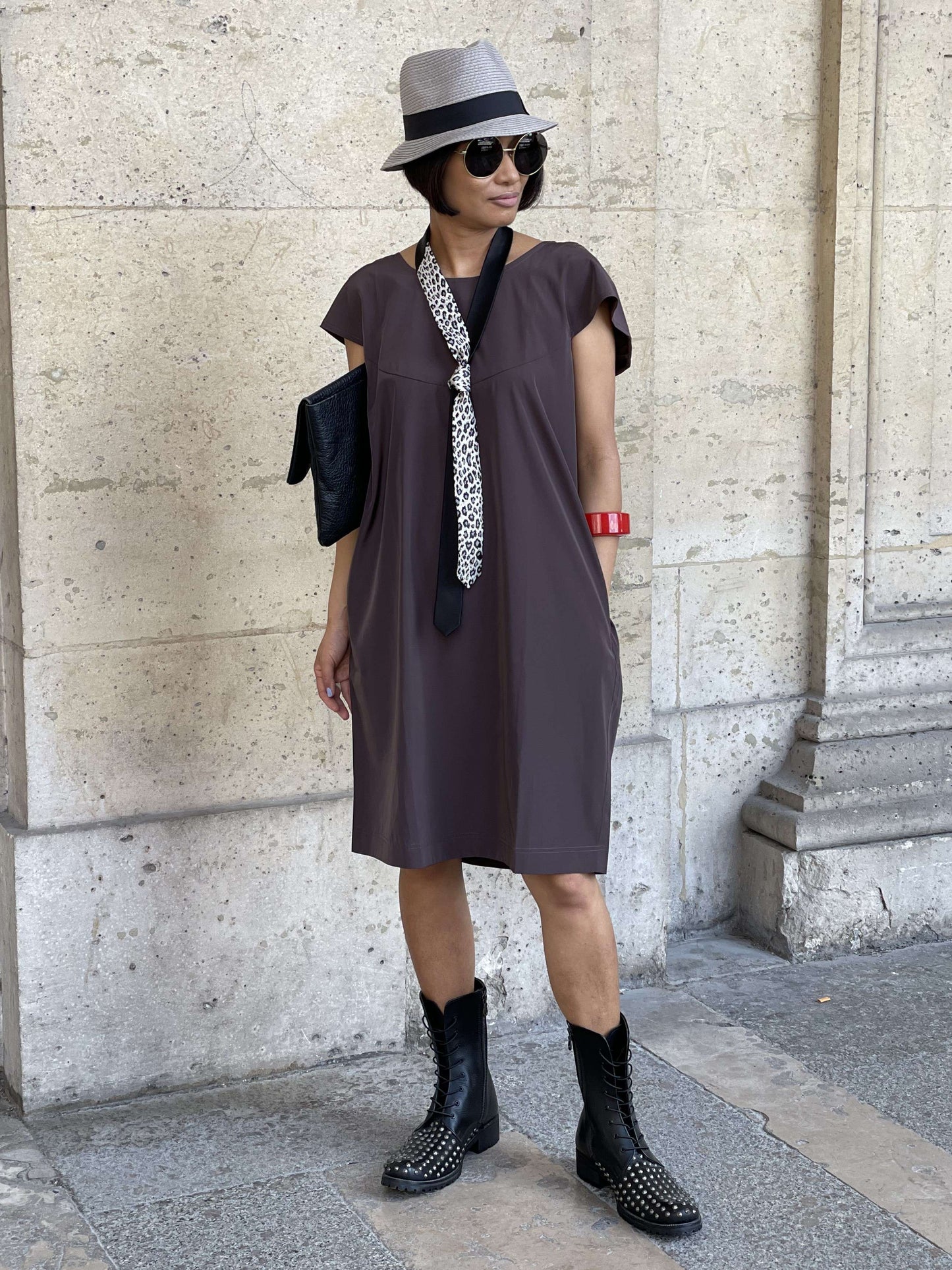 Robe courte minimaliste