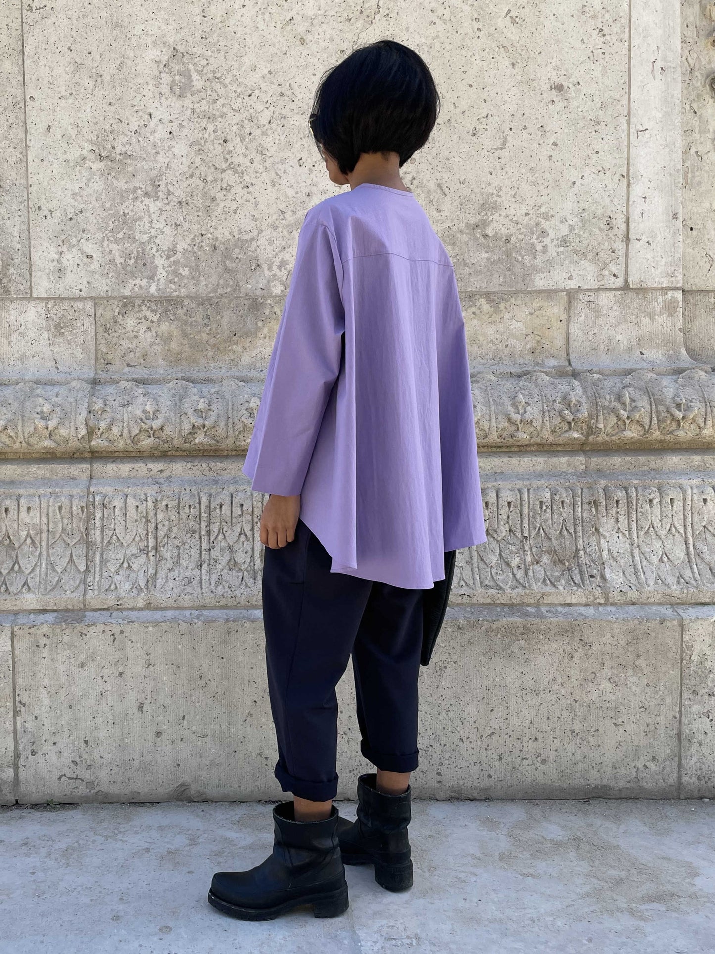 Chemise dressy grise