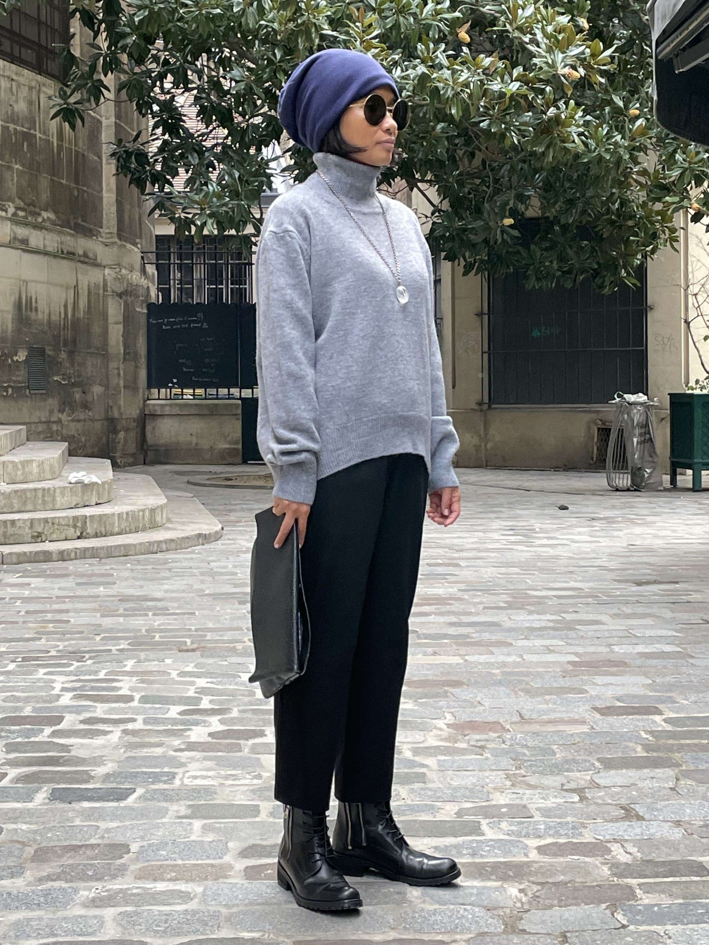 Pull douillet col roulé