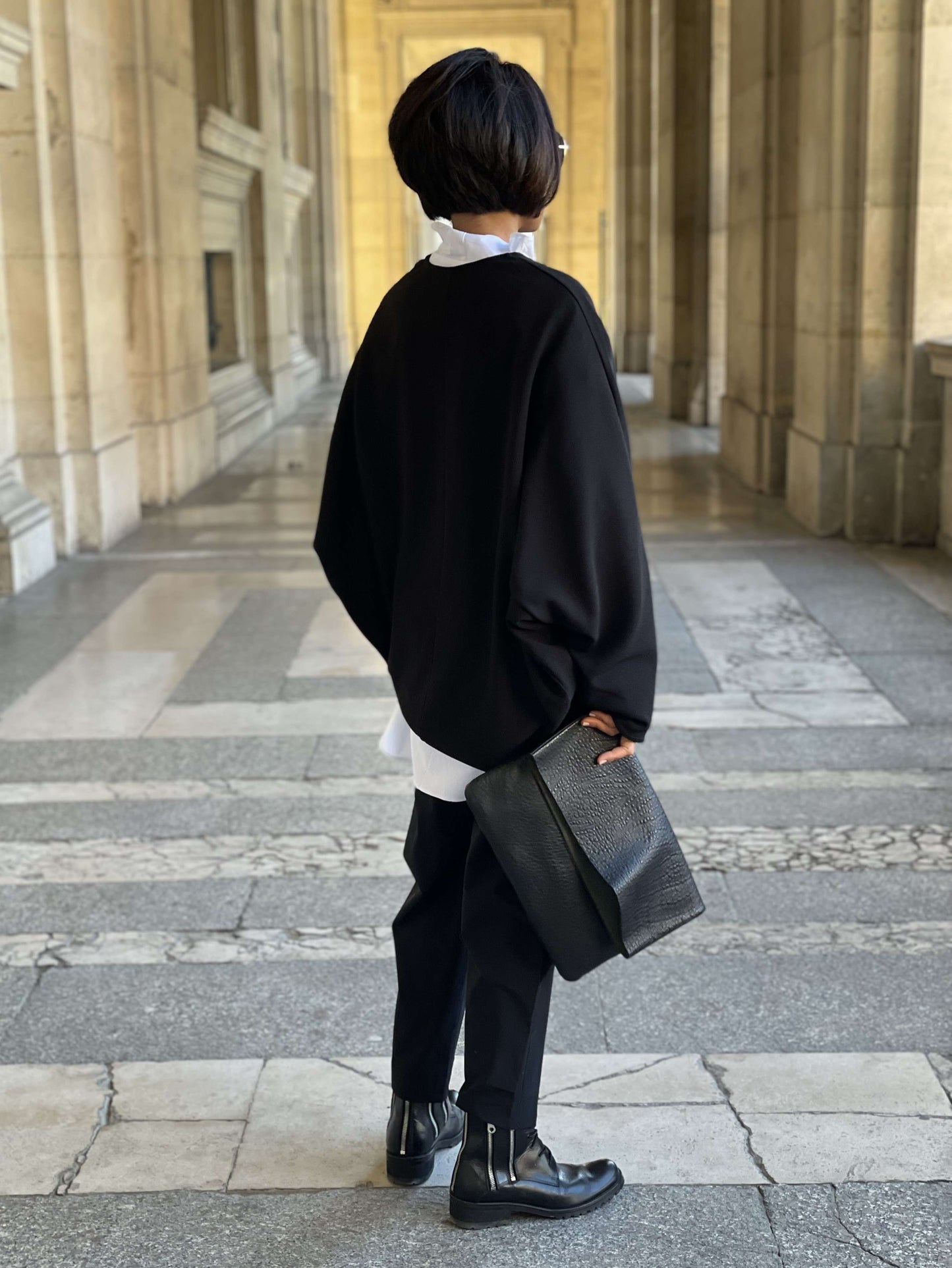 Sweat-shirt noir stylé