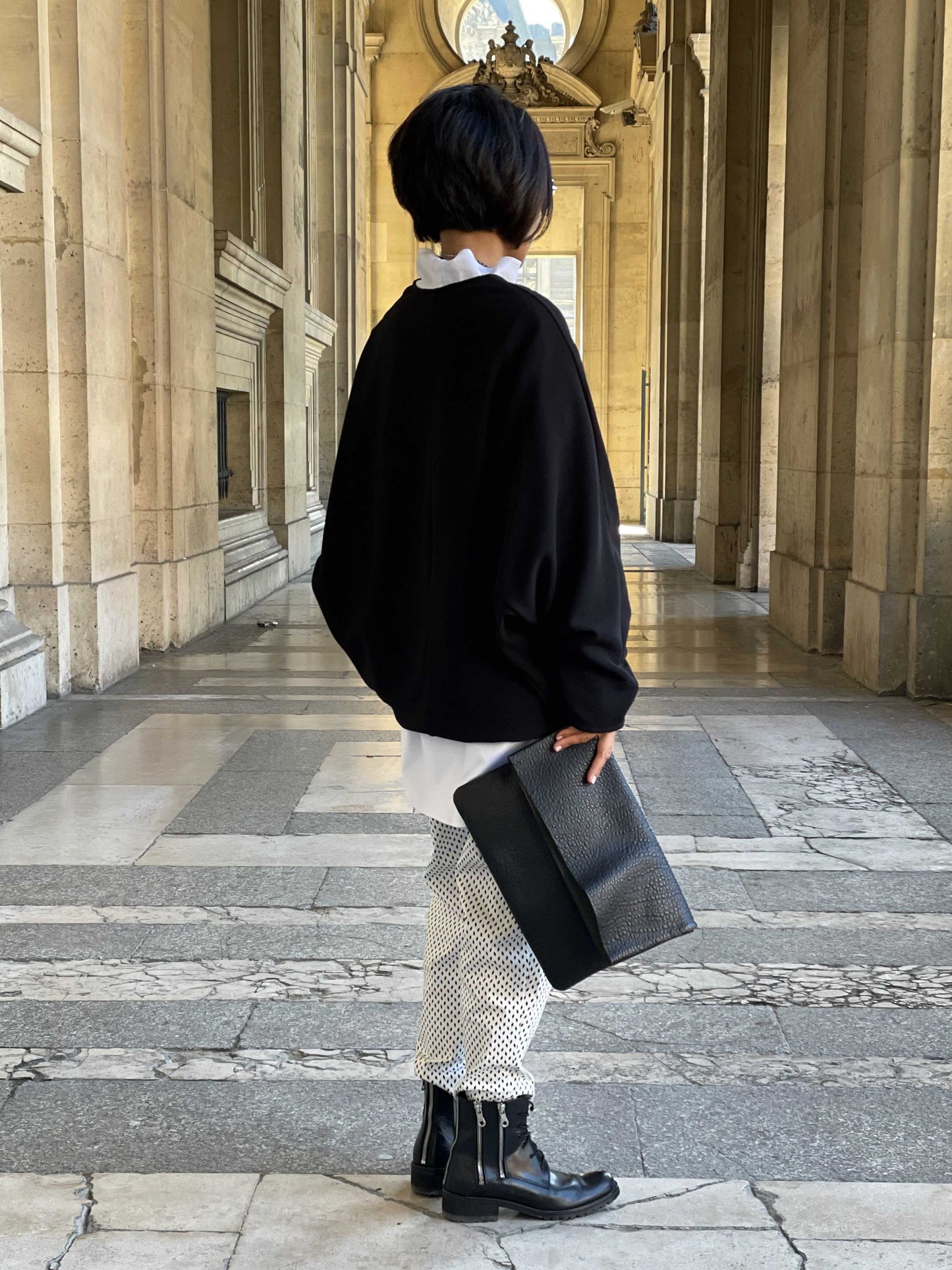 Sweat-shirt noir stylé