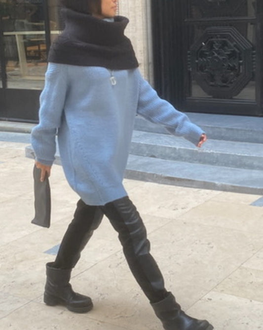 Pull douillet grosses mailles