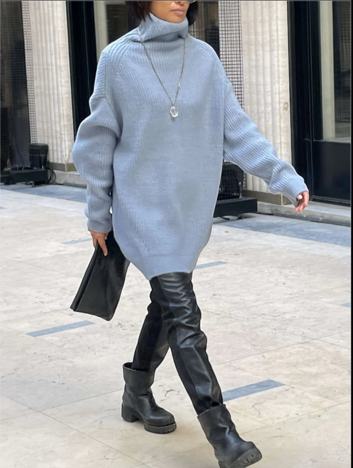 Pull douillet grosses mailles