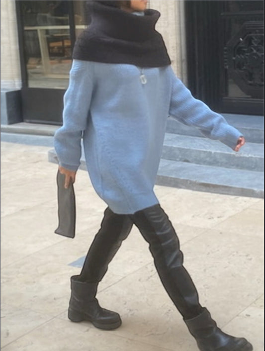 Pull douillet grosses mailles