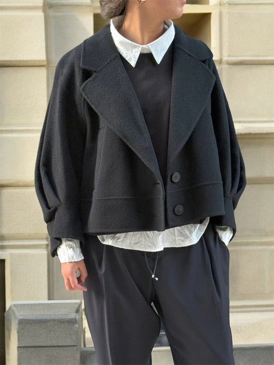 Veste en Cachemire Noire