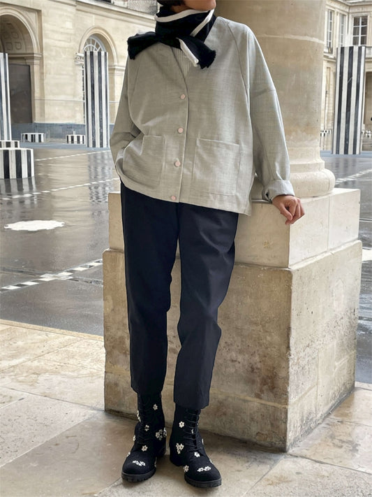 Veste légère en jacquard Style Chic dynamique.