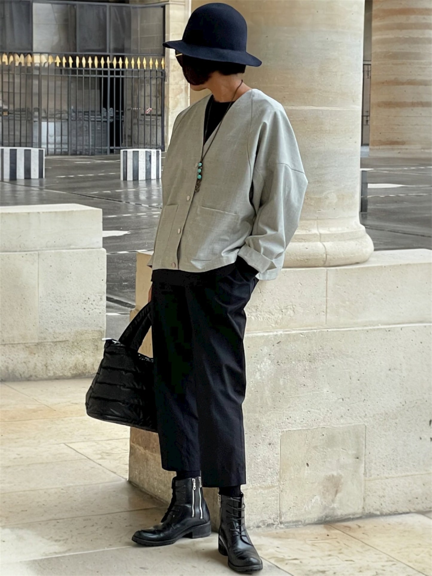 Veste légère en jacquard Style Chic dynamique.