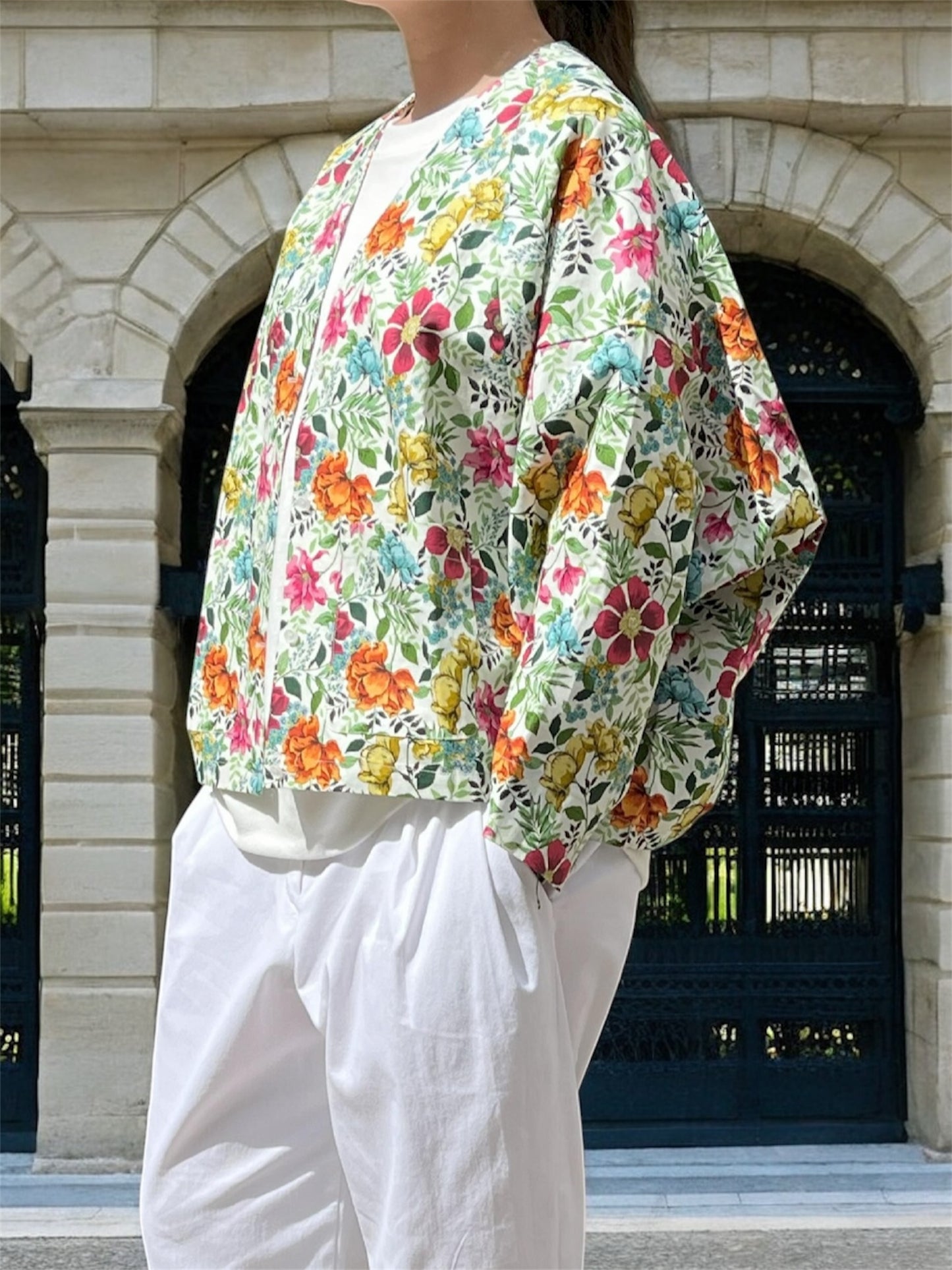 Veste fraîcheur d’un jardin de printemps.