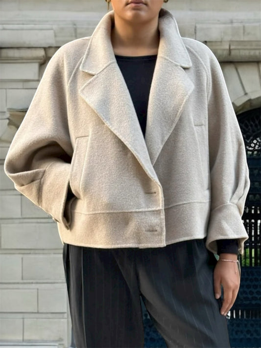 Veste en Cachemire Beige