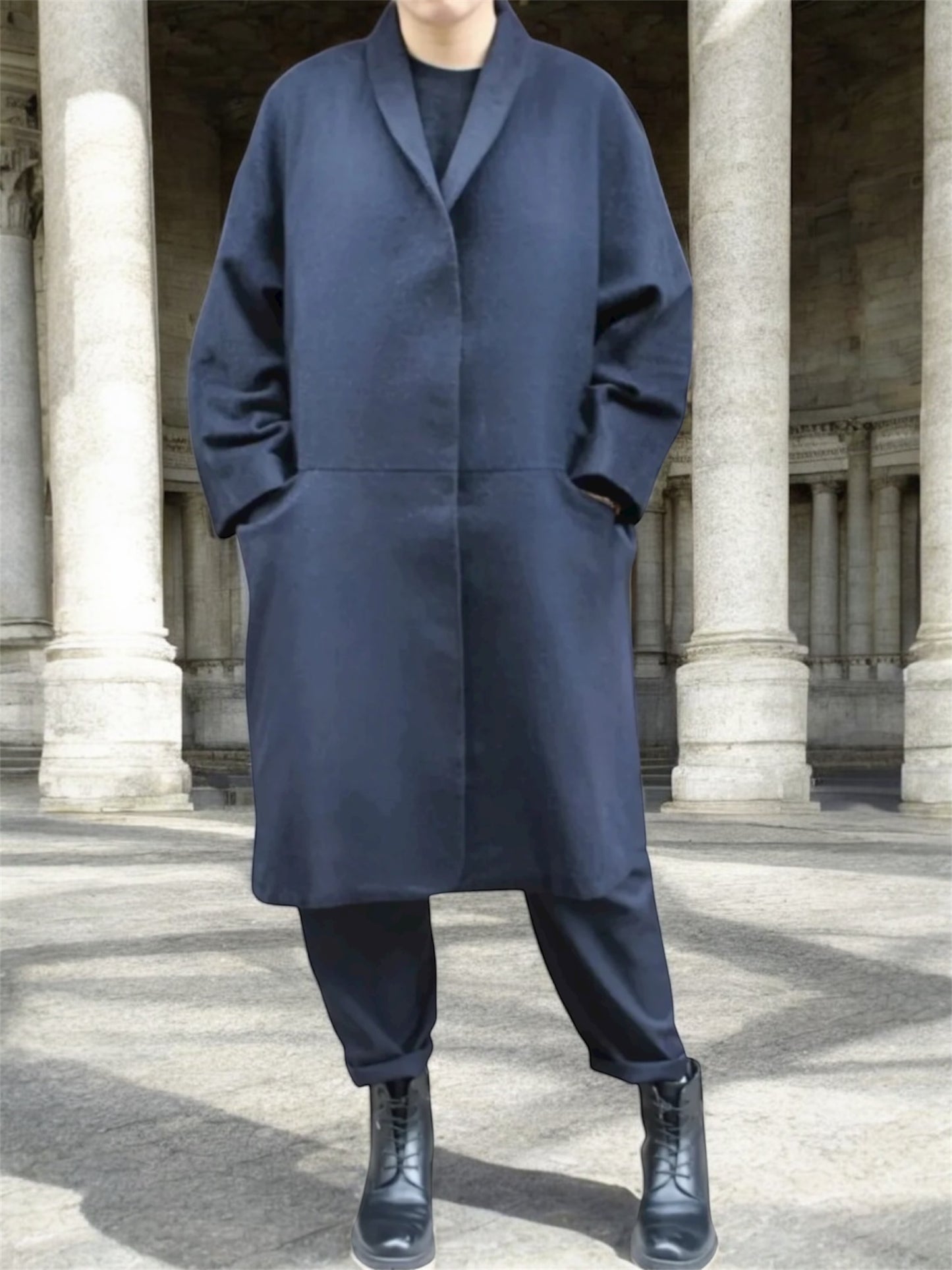 Manteau Bleu Marine