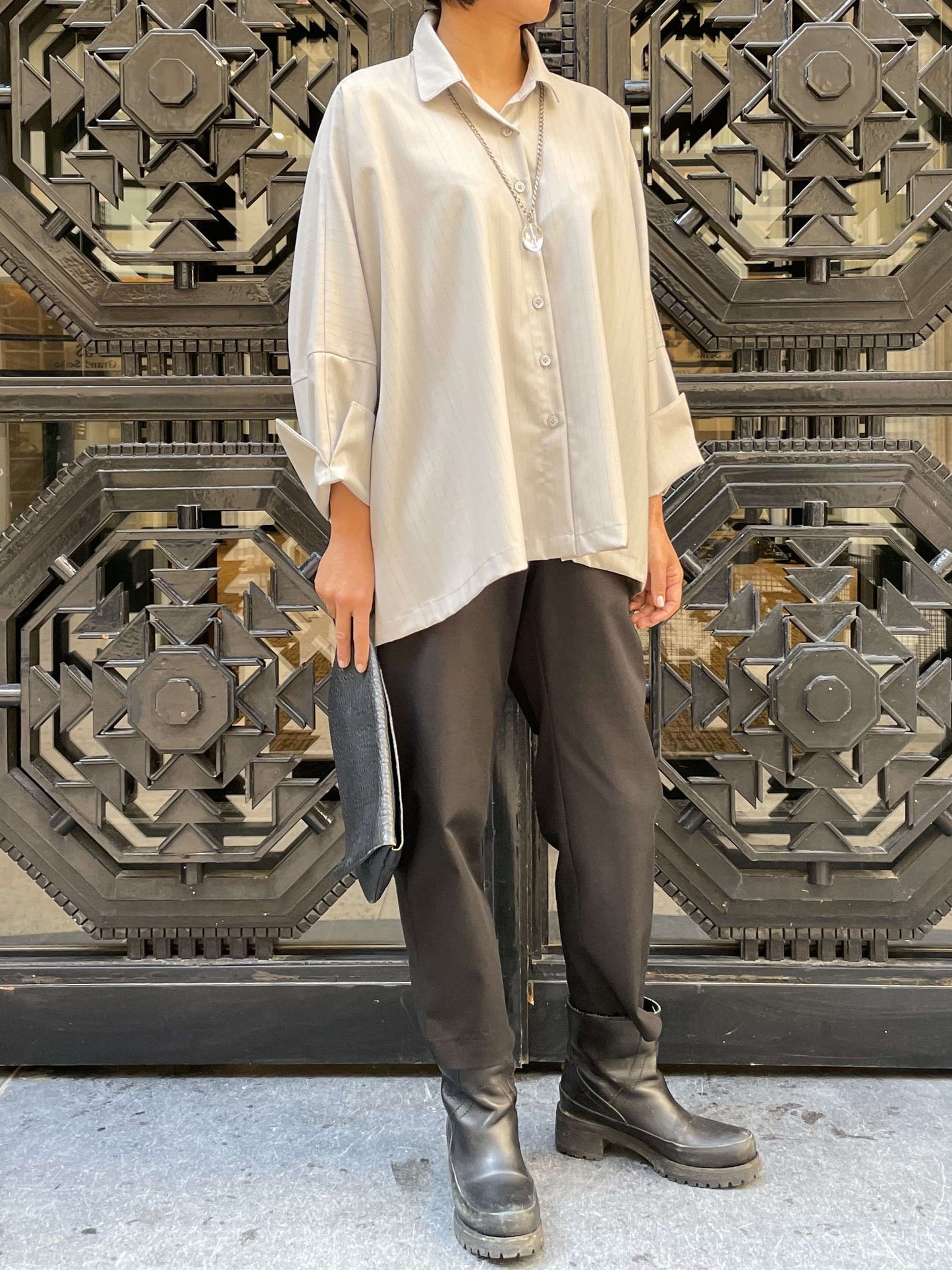 Chemise en chevron