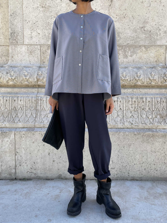 Chemise Beetle grise