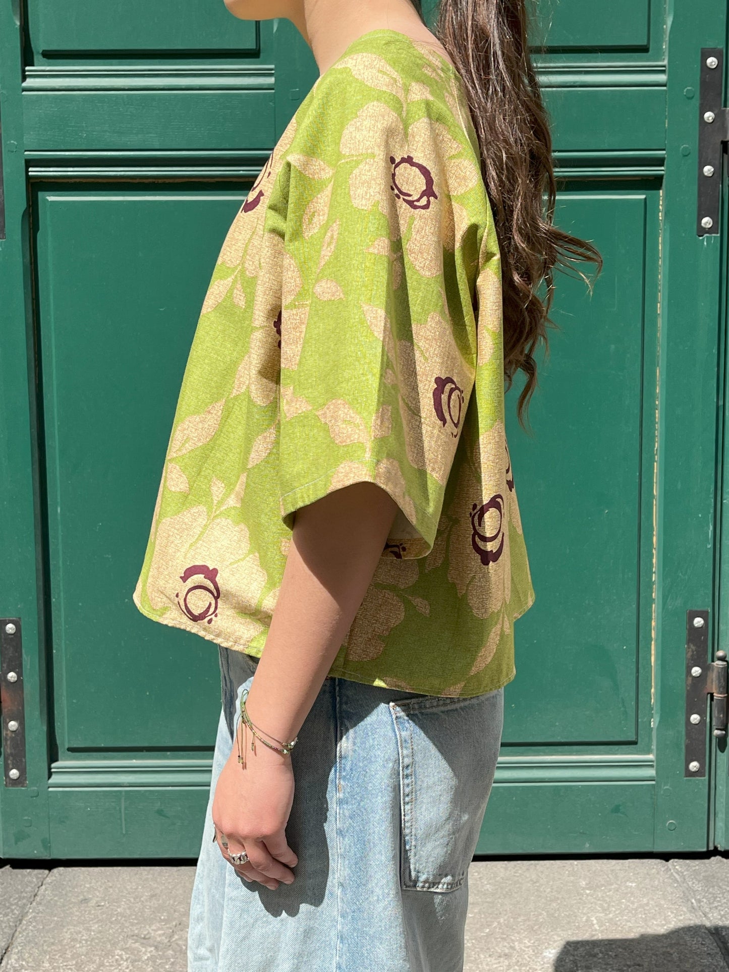 Blouse Hana Loose Vert