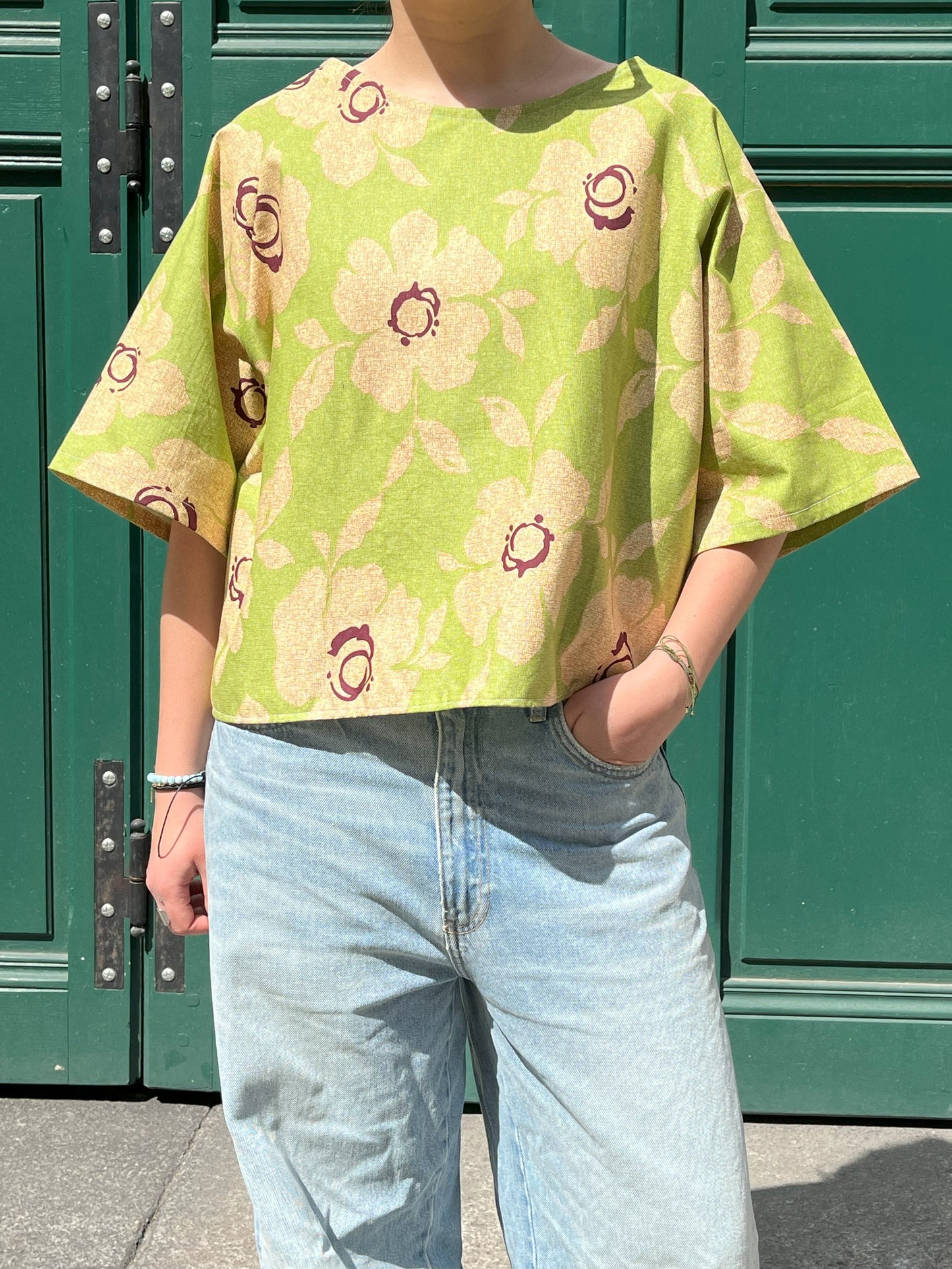 Blouse Hana Loose Vert