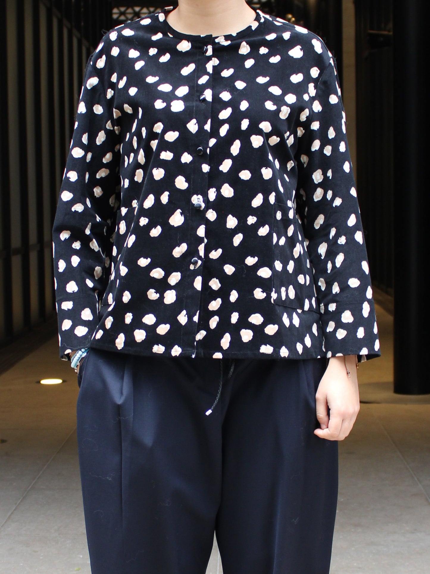 Chemise velours côtelé fin