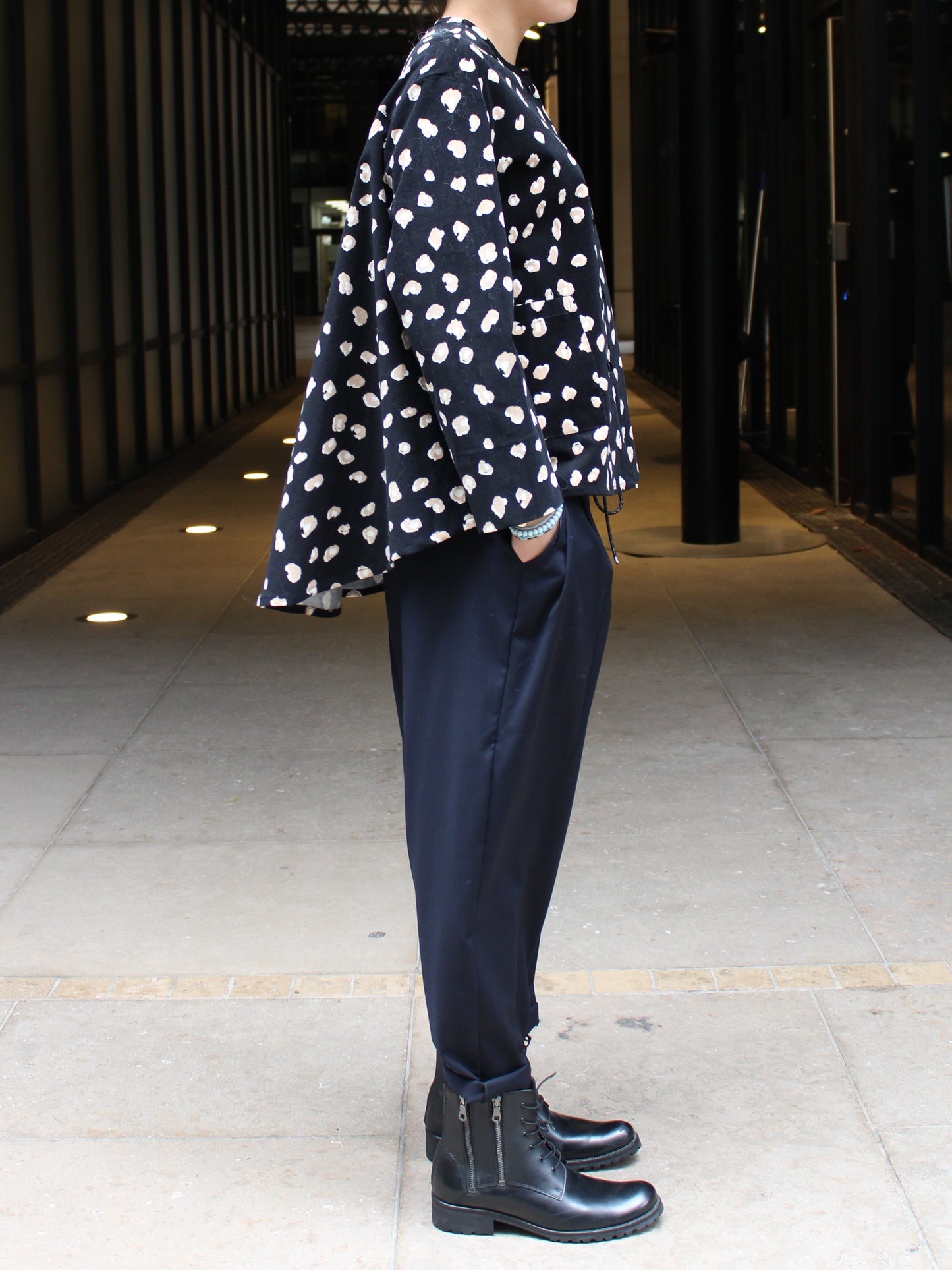 Chemise velours côtelé fin