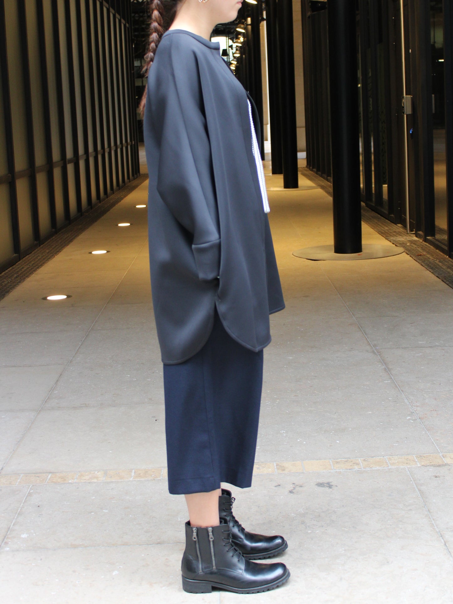Veste longue noire