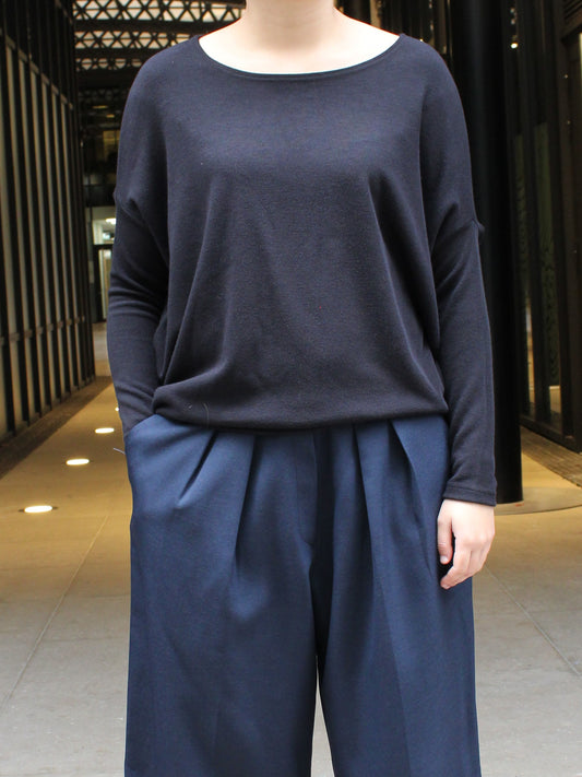 Pull Noir Manches chauve- souris