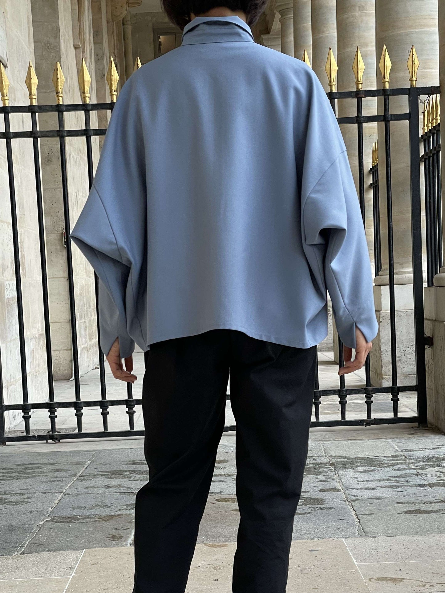 Surchemise bleue