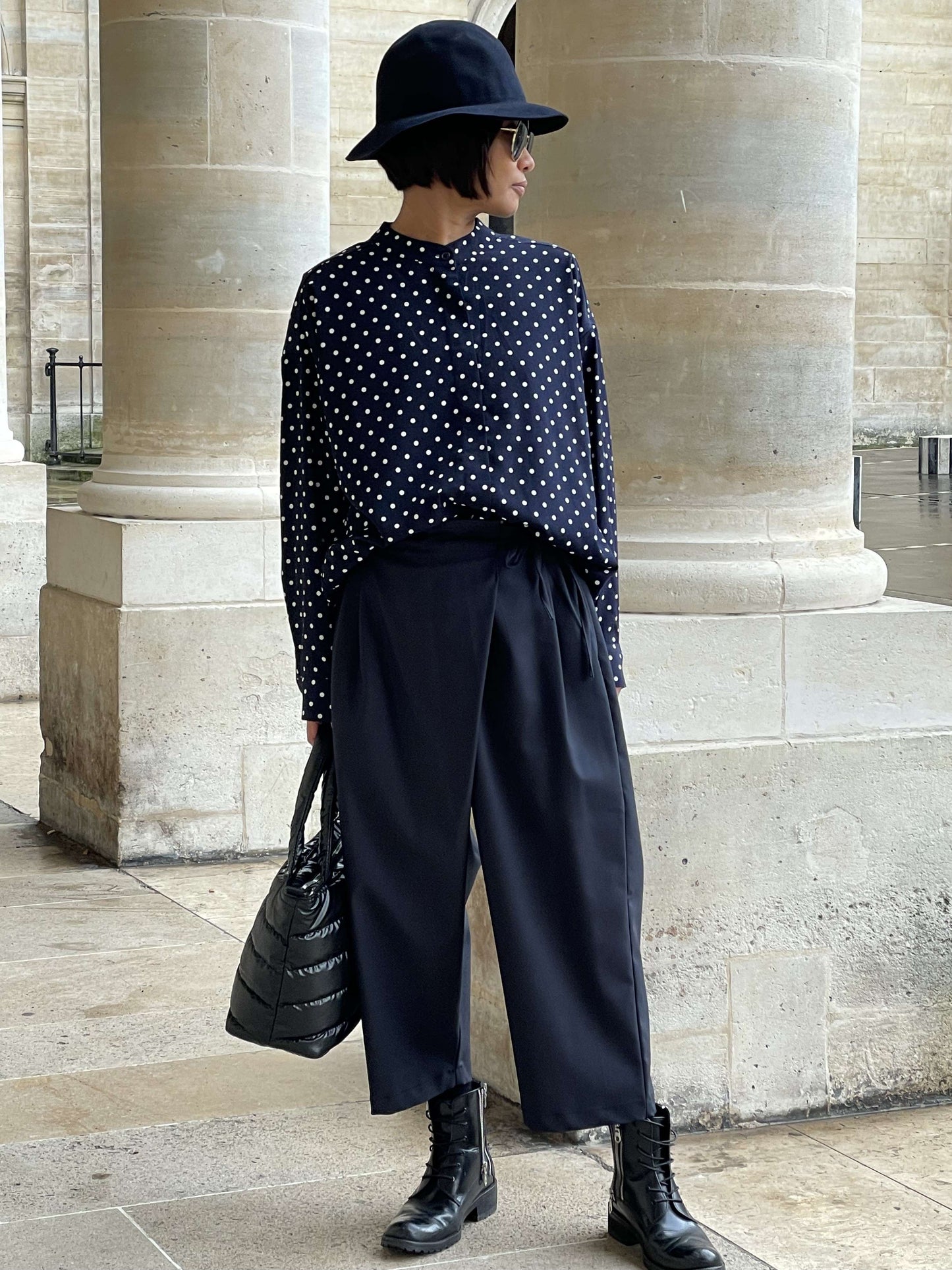 Chemise Dots Love blanche