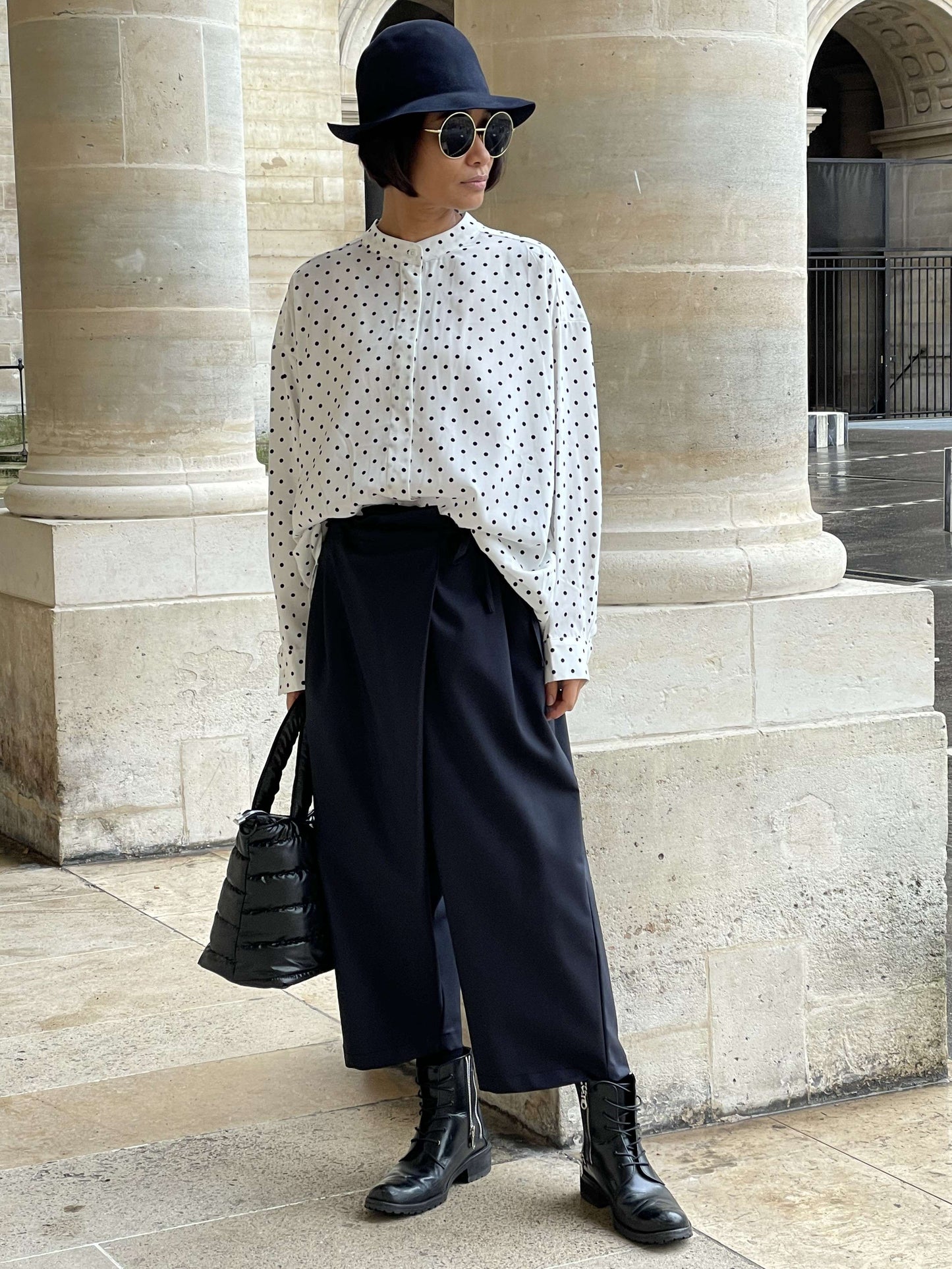 Chemise Dots Love blanche