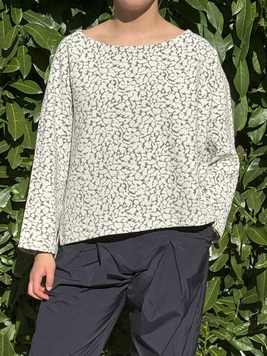 Blouse motifs fleuris