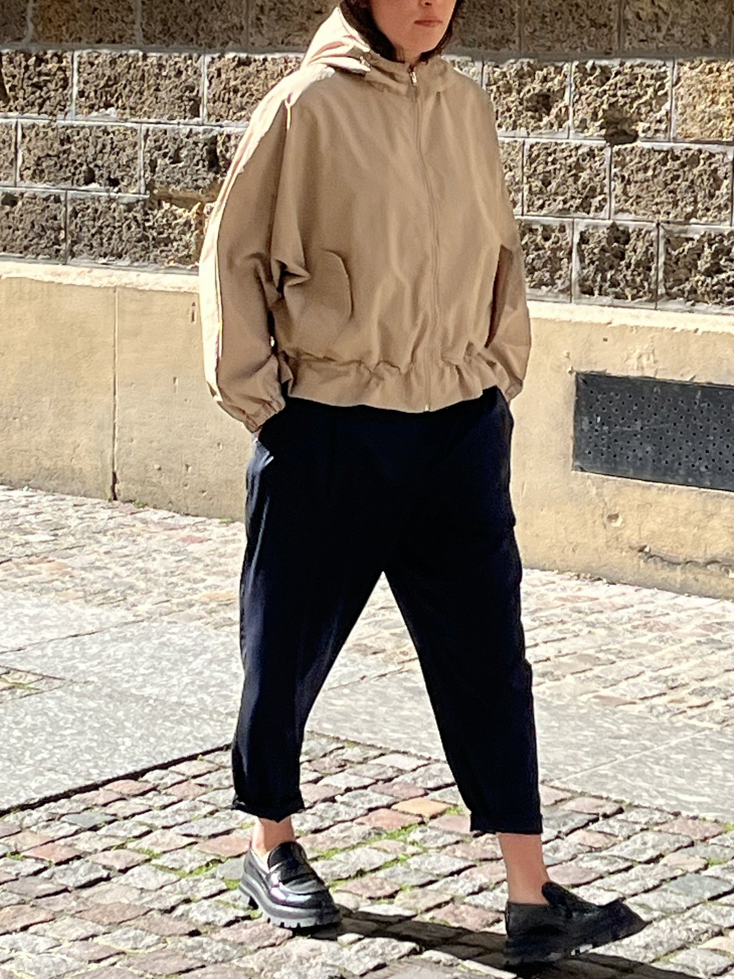 Blouson Épuré Nomade Beige