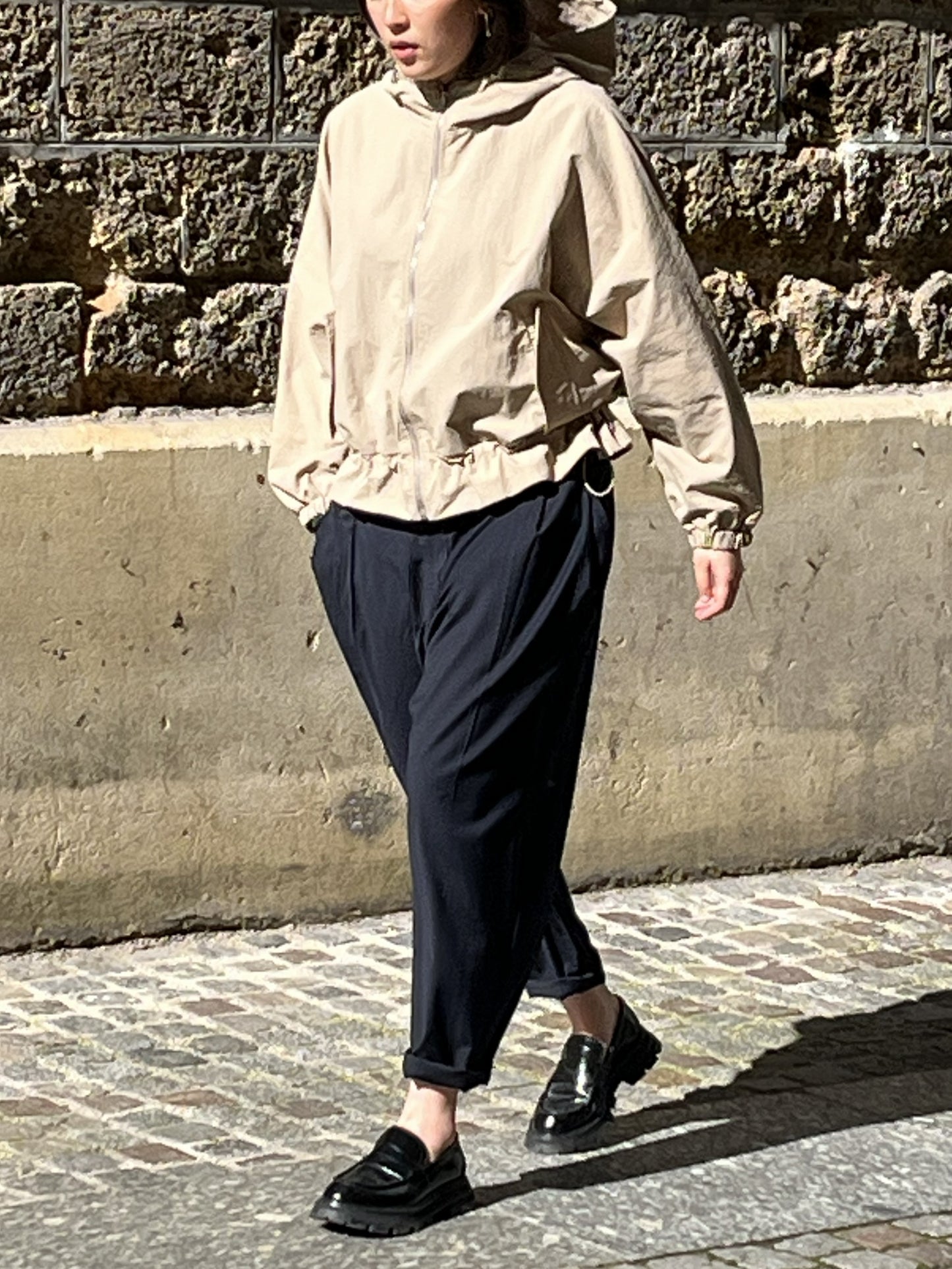 Blouson Épuré Nomade Beige