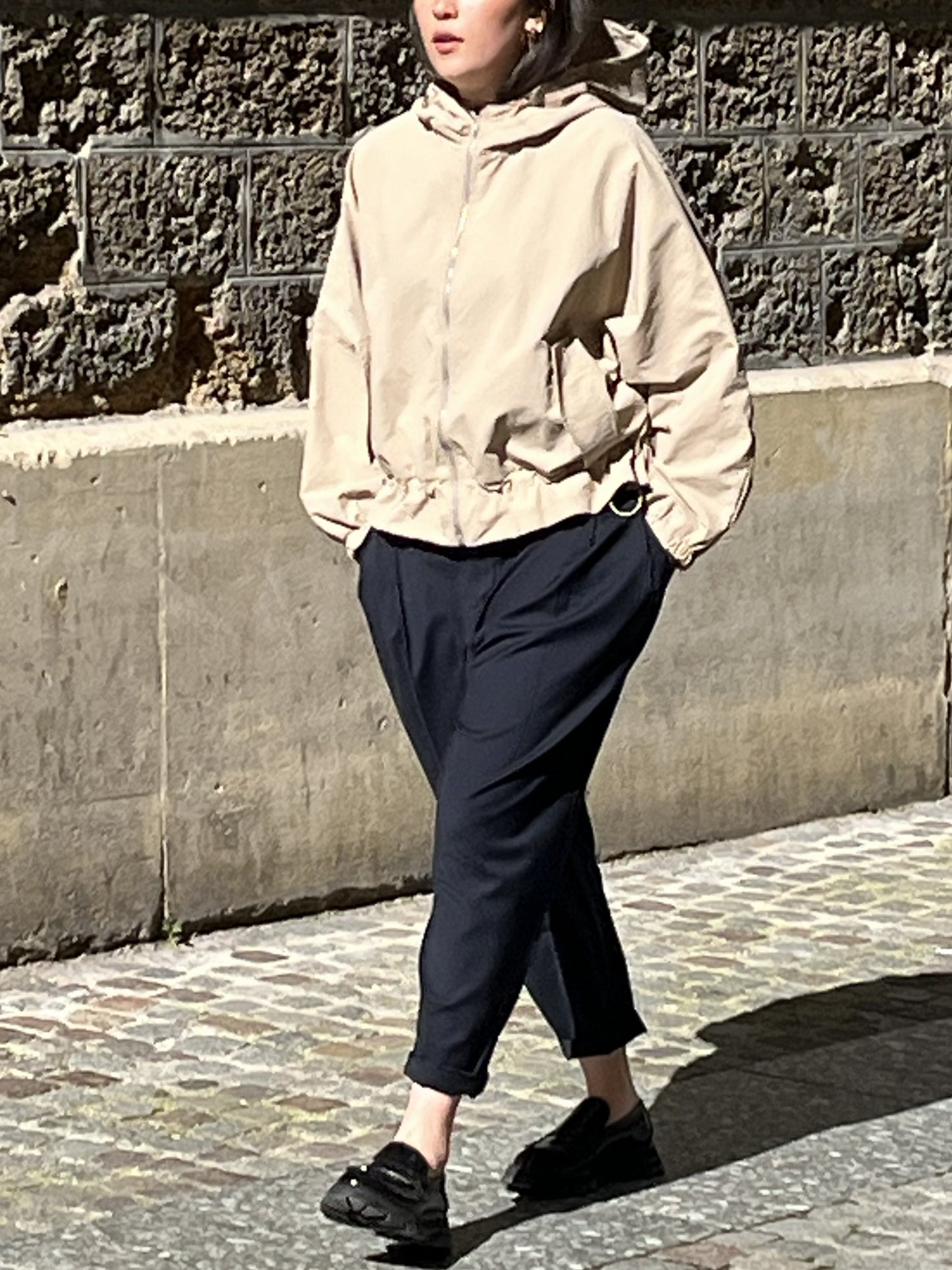 Blouson Épuré Nomade Beige