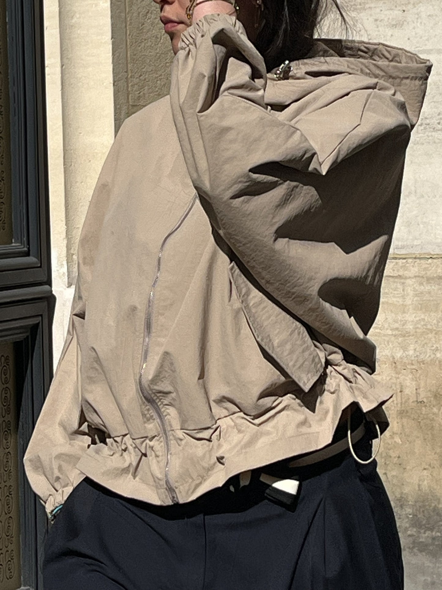 Blouson Épuré Nomade Beige