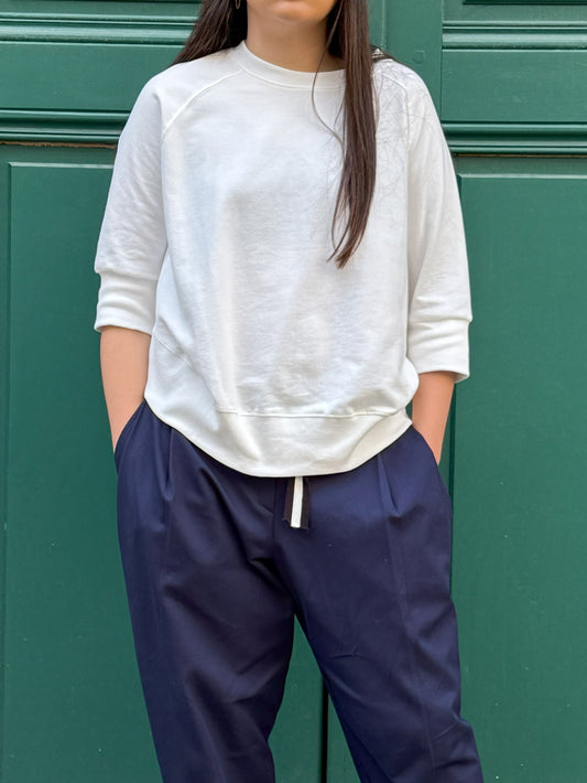Sweatshirt Blanc